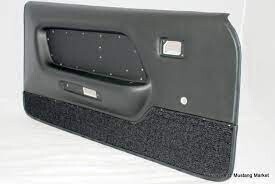 1971-73 Mustang Deluxe door panel Black