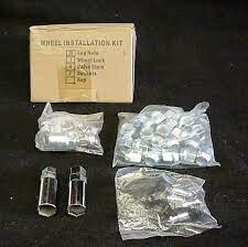 Wheel installation kit 7/16 (GM, Chev) Wheel nuts, lock nuts &amp; valves (N2)