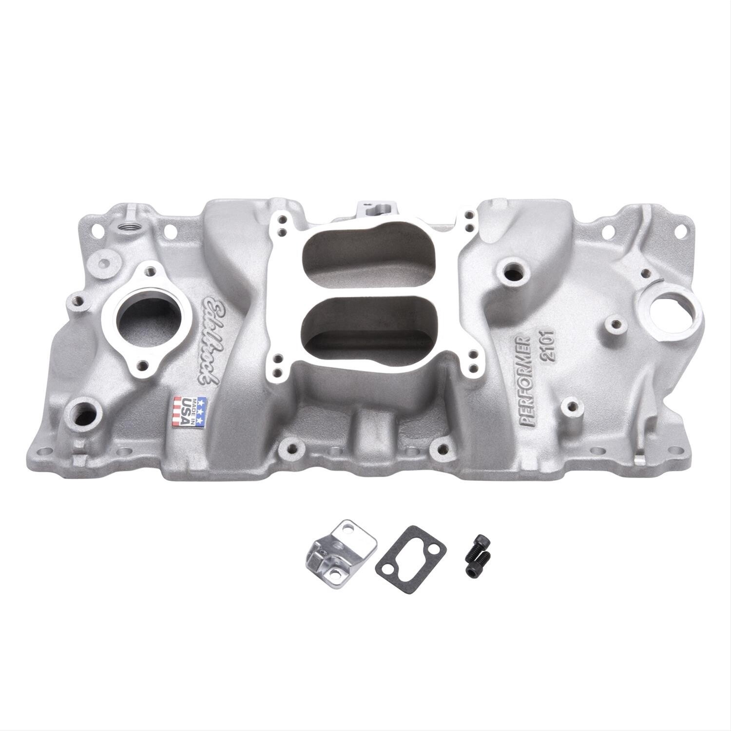 Chevrolet small block intake manifold Edelbrock performer