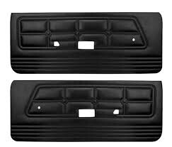 1971-73 Standard door panes black (UP1611)