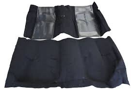 1970 Mach 1 Mustang fastback carpet set Black with black inserts