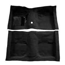 1969-70 Mustang convertible carpet set Black (UP1613)