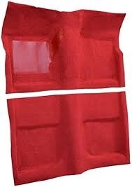 1965-68 Mustang coupe carpet set Red (UP1611)