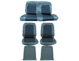 1966 Mustang fastback seat trim kit Blue (UP1733)