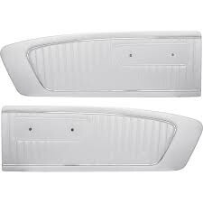 1965 Mustang door panels white