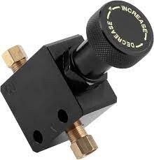 Brake proportioning valve adjustable