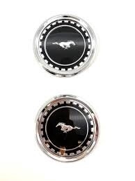 1969-70 Mustang fastback roof pillar emblems/ badges (B)