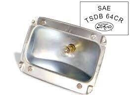 1965-66 Mustang tail light housing with logo