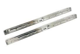 1965-68 Mustang coupe/ fastback door scuff plate stainless steel Pair