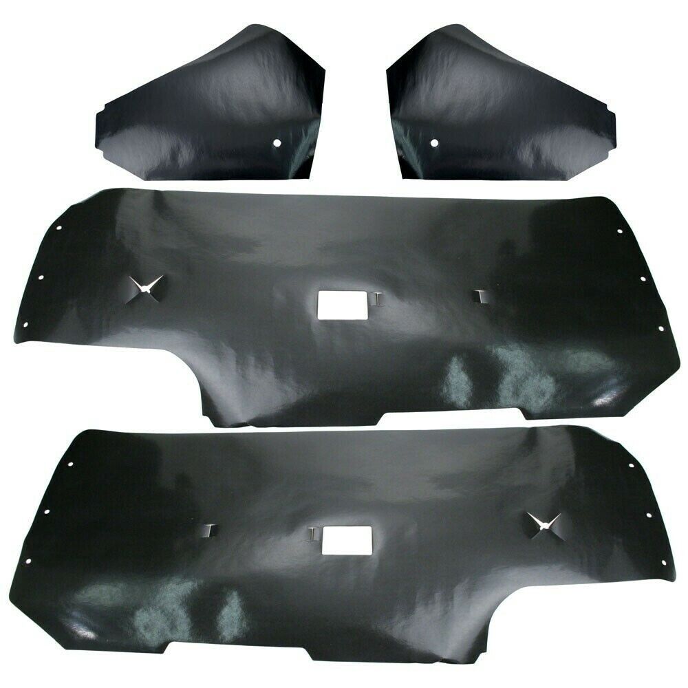 1971-73 Mustang coupe door weathershield 4pcs