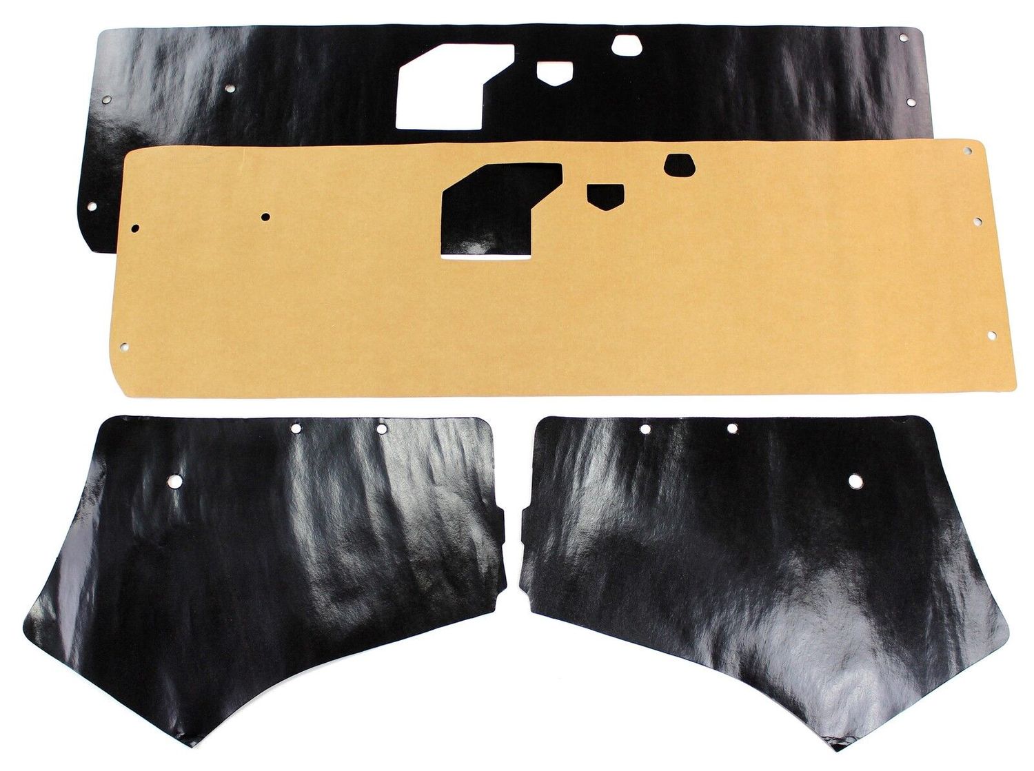 1969-70 Mustang coupe door weathershields 4pcs
