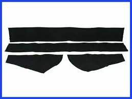 1965-66 Mustang convertible top Pads Black