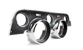 1967 Mustang Dash instrument bezel Standard Black