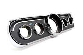 1965 GT Mustang dash instrument bezel Black