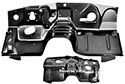 1971-73 Mustang Firewall with Air Conditioning