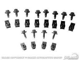1964-68 Mustang front valance mounting kit