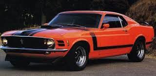 1970 Boss 302 Mustang complete stripe kit Black