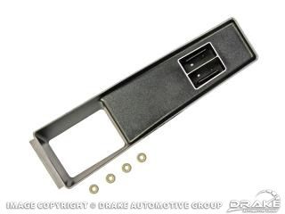 1969 Mustang Console plate automatic Standard