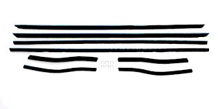 1964-66 Mustang coupe/ convertible beltline weatherstrip kit