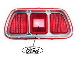 1971-73 Mustang tail light lens