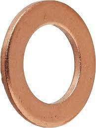 Copper brake hose washer
