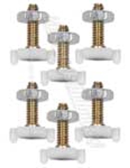 1967-68 Mustang quarter extension moulding hardware