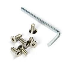 Steering wheel countersunk allen key screws