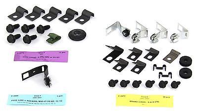 1969 Mustang V8 Coupe/ Fastback Brake &amp; fuel line kit