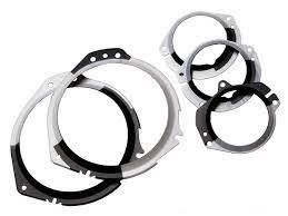 1967-68 Mustang instrument lens retainer bezel set