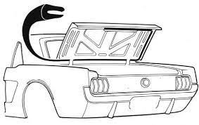 1964-70 Mustang Coupe/Convertible Trunk Seal