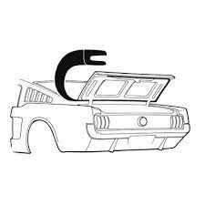 1964-66 Mustang Fastback trunk/ boot seal