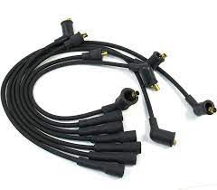 Pertronix Ignition Spark Plug Wire Set Stock-Look Spiral Core 7 mm Black