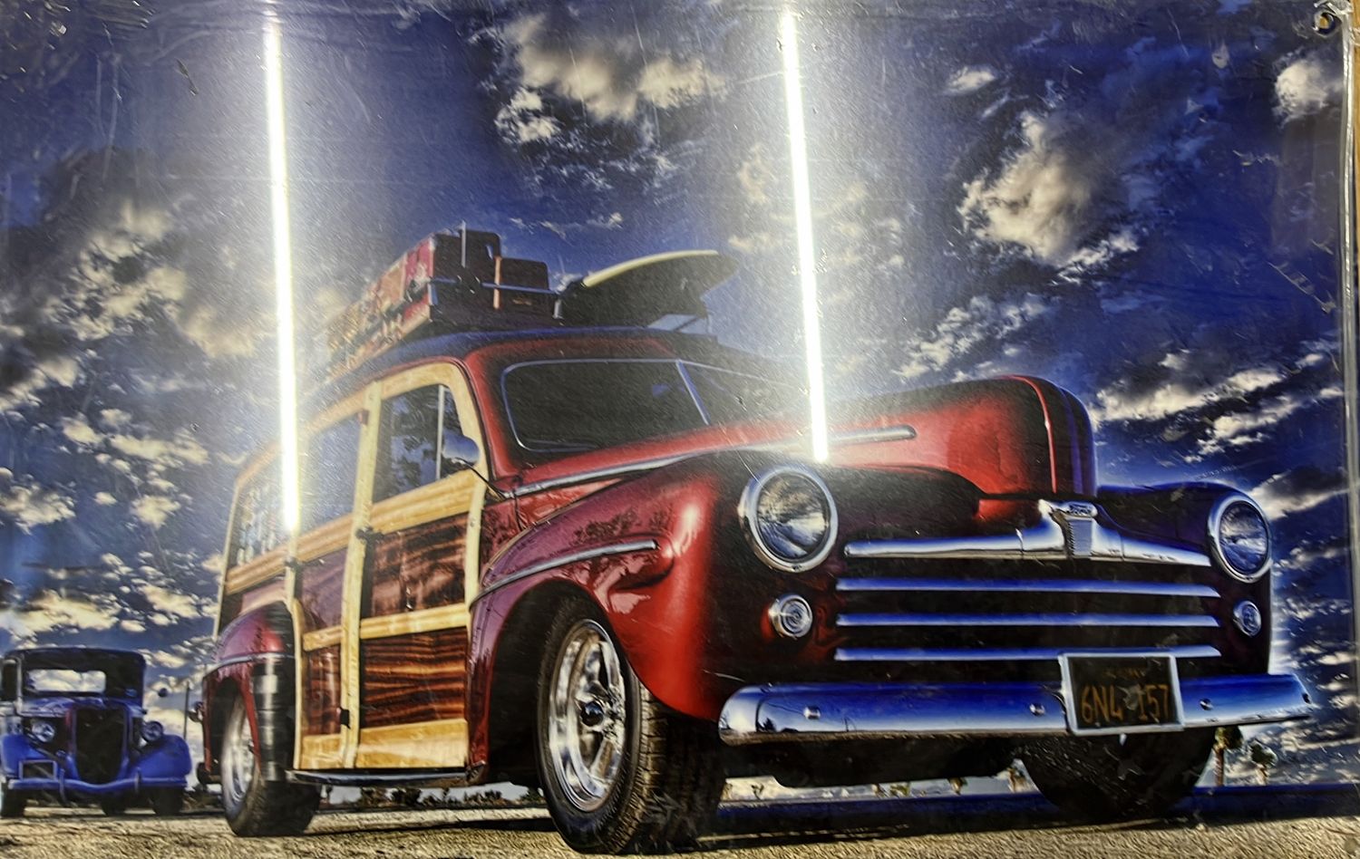 Woody Ford metal garage sign