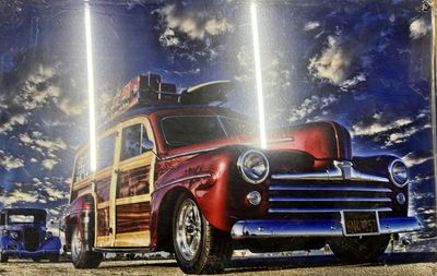 Woody Ford metal garage sign