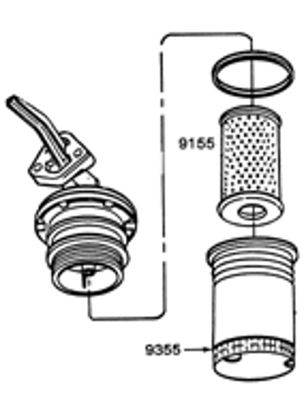 Fuel pump fuel filter