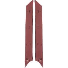 1967-68 Windscreen pillar pads Red (Pair)