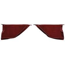 1965-68 Mustang coupe/ fastback kick panel carpet Emberglow