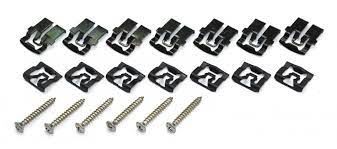 1967-68 Mustang coupe rear window moulding clips &amp; screws