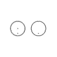 1966 Mustang Rally-Pac Tach lens