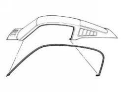 1967-68 Mustang Fastback roof rail seal