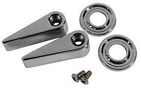 1968-69 Mustang seat latch handle &amp; bezel