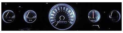 1964-66 Mustang white LED instrument bulb kit