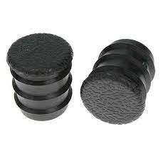 1967 Mustang black deluxe arm rest plugs