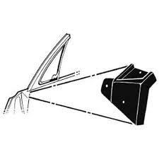 1967-68 Mustang vent window to door seal