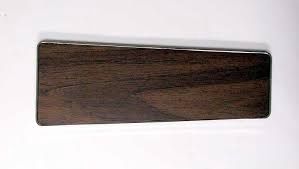 1970 Mustang console woodgrain insert walnut