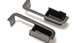 1969 Mustang Door Panel Cup Set Deluxe Black (Pass &amp; Drv)