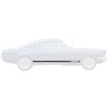 1964-66 Mustang GT Stripe Kit Black