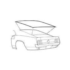 1971 - 1973 MUSTANG REAR WINDOW SEAL (FASTBACK)