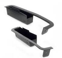 1969 Mustang Door Panel Hand Cups Black Plastic