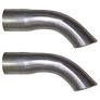 1965-66 Mustang Tail Pipe Turn Down Tips